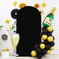 Arch Backdrop Cover 2-Sided Spandex Wedding Arch Covers Fitted Round Top Chiara Backdrop Stand Cover for Baby