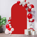 Arch Backdrop Cover 2-Sided Spandex Wedding Arch Covers Fitted Round Top Chiara Backdrop Stand Cover for Baby, alternate view