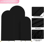 Arch Backdrop Cover 6FT,5FT,4FT Black Arch Cover Stretchy Backdrop, alternate view 4