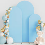 Arch Backdrop Cover 6FT,5FT,4FT Dusty Blue Arch Covers Stretchy