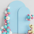 Arch Backdrop Cover, 7.2ft & 6ft, Arch Covers Stretchy Backdrop, Dusty Blue in Dusty Blue