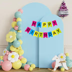 Arch Backdrop Cover, 7.2ft & 6ft, Arch Covers Stretchy Backdrop, Dusty Blue in Dusty Blue, alternate view 4