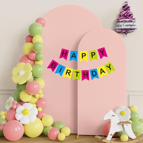 Arch Backdrop Cover, 7.2ft & 6ft, Arch Covers Stretchy Backdrop, Pale Pink in 7.2FT, 6FT in Pale Pink, alternate view 4