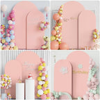 Arch Backdrop Cover, 7.2ft & 6ft, Arch Covers Stretchy Backdrop, Pale Pink in 7.2FT, 6FT in Pale Pink, alternate view 5