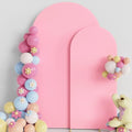 Arch Backdrop Cover, 7.2ft & 6ft, Arch Covers Stretchy Backdrop, Pink in Pink