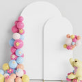 Arch Backdrop Cover, 7.2ft & 6ft, Arch Covers Stretchy Backdrop, White in White