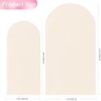 Arch Backdrop Cover 7.2FT, 6FT Beige Arch Covers Stretchy Backdrop in 7.2FT,6FT in Beige, alternate view 2