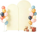 Arch Backdrop Cover - 7.2ft/6ft Double-Sided Stretch Spandex Beige Arch Cover for Wedding Birthday Party