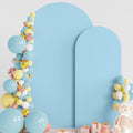 Arch Backdrop Cover 7.2FT, 6FT Dusty Blue Arch Covers Stretchy in 7.2FT,6FT in Dusty Blue