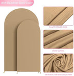 Arch Backdrop Cover 7.2FT, 6FT Khaki Arch Covers Stretchy Backdrop in 7.2FT,6FT in Khaki, alternate view 5