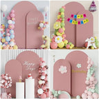 Arch Backdrop Cover 7.2FT, 6FT Light Rose Arch Cover Stretchy in 7.2FT,6FT in Light Dusty Rose, alternate view 4