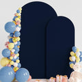Arch Backdrop Cover 7.2FT, 6FT Nude Brown Arch Cover Stretchy in 7.2FT,6FT in Navy Blue