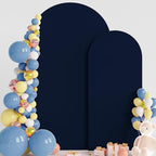 Arch Backdrop Cover 7.2FT, 6FT Nude Brown Arch Cover Stretchy in 7.2FT,6FT in Navy Blue