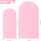 Arch Backdrop Cover 7.2FT, 6FT Pink Arch Covers Stretchy Backdrop in 7.2FT,6FT in Pink, alternate view 2