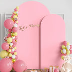 Arch Backdrop Cover 7.2FT, 6FT Pink Arch Covers Stretchy Backdrop in 7.2FT,6FT in Pink, alternate view 3