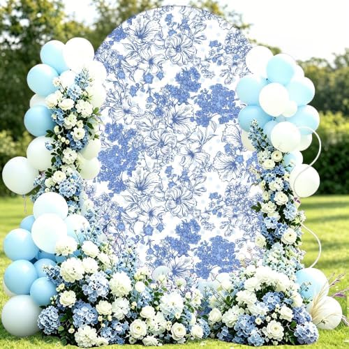 Arch Backdrop Cover 7.2ft Stretch Fabric Cover Fits Arch Backdrop Stand, Stand for Wedding, Birthday, alternate view 2