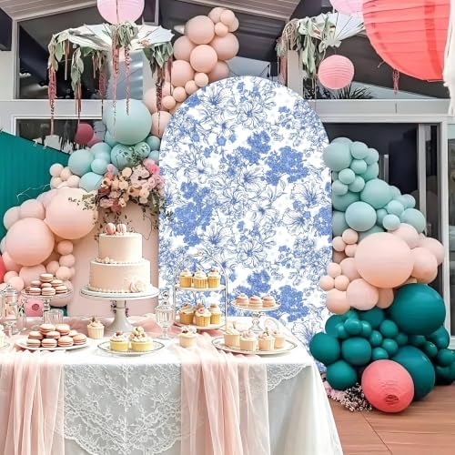 Arch Backdrop Cover 7.2ft Stretch Fabric Cover Fits Arch Backdrop Stand, Stand for Wedding, Birthday, alternate view 3