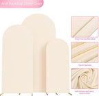 Arch Backdrop Cover Arch Covers Strethy Backdrop Set of 3 Beige, alternate view 4