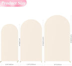 Arch Backdrop Cover Beige Covers Stretchy Backdrop 7.2FT,6.6FT,6FT, alternate view 2