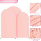 Arch Backdrop Cover Blush Pink Arch Cover Stretchy 7.2FT,6.6FT,6FT, alternate view 3