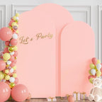 Arch Backdrop Cover Blush Pink Arch Cover Stretchy 7.2FT,6.6FT,6FT, alternate view 4