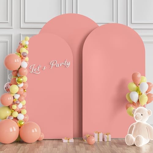 Arch Backdrop Cover Dusty Rose Arch Cover Strethy 7.2FT,6.6FT,6FT, alternate view 2