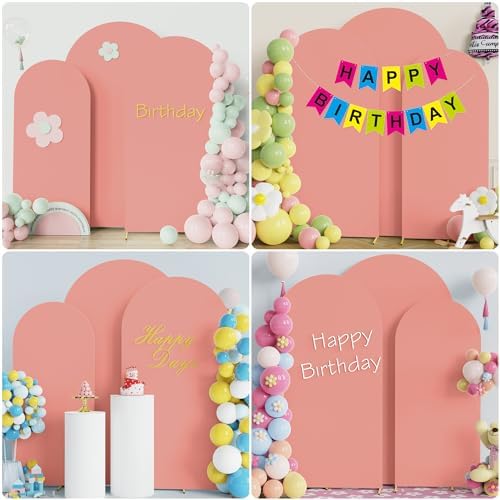 Arch Backdrop Cover Dusty Rose Arch Cover Strethy 7.2FT,6.6FT,6FT, alternate view 4