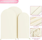 Arch Backdrop Cover Ivory Arch Covers Stretchy 7.2FT,6.6FT,6FT, alternate view 5