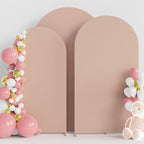 Arch Backdrop Cover Nude Arch Covers Stretchy 7.2FT,6.6FT,6FT
