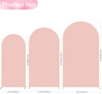Arch Backdrop Cover Pale Pink Arch Covers Stretchy 7.2FT,6.6FT,6FT, alternate view 3