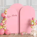 Arch Backdrop Cover Pink Covers Stretchy Backdrop 7.2FT,6.6FT,6FT, alternate view 2