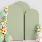 Arch Backdrop Cover Sage Green Arch Cover Stretchy 7.2FT,6.6FT,6FT