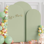Arch Backdrop Cover Sage Green Arch Cover Stretchy 7.2FT,6.6FT,6FT, alternate view 2