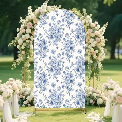 Arch Backdrop Cover Stretch Fabric Cover Fits Arch Backdrop Stand, Stand for Wedding, Birthday, Graduation, alternate view 4