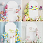 Arch Backdrop Cover White 7.2FT Arch Covers Stretchy Backdrop, alternate view 5