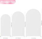 Arch Backdrop Cover White Covers Stretchy Backdrop 7.2FT,6.6FT,6FT, alternate view 3