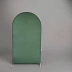 Arch Backdrop Covers Safari Green Ripples Arched Panels Covers for Wedding Birthday Parties Banquet Bridal Baby, alternate