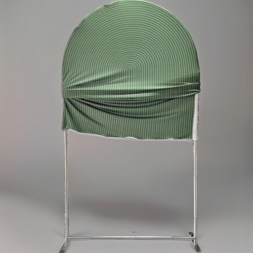 Arch Backdrop Covers Safari Green Ripples Arched Panels Covers for Wedding Birthday Parties Banquet Bridal Baby, alternate