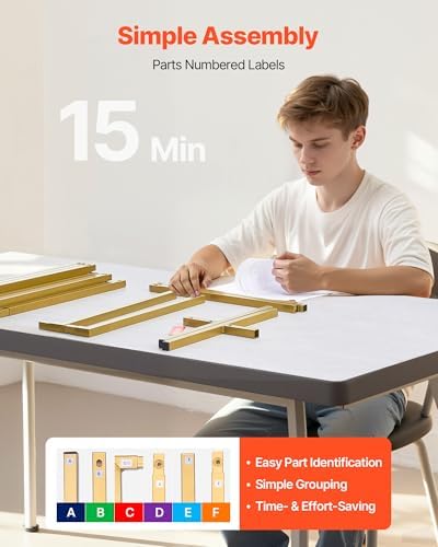 Arch Backdrop Stand, 6.6 x 6.6 ft, Stable Structure, Easy Assembly, Square Gold Metal Arch Backdrop Stand for, alternate view