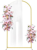 Arch Backdrop Stand, 7.2ft, Metal Wedding Arch Stand, Gold in Gold