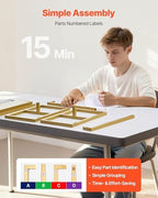 Arch Backdrop Stand, 8 x 8 ft, Stable Structure, Easy Assembly, Square Gold Metal Arch Backdrop Stand for, alternate view 5