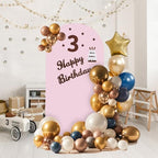 Arch Backdrop Stand and Cover Set, 3 Metal Balloon Arch Backdrop 4ft 5ft 6ft, Gold Arched Stand Frame for, alternate view 2