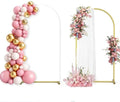 Arch Backdrop Stand and Cover Set, 7.2FT Arch Stand & White Cover