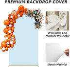 Arch Backdrop Stand and Cover Set, 7.2FT Metal Photo Balloon Arch Backdrop Stand for Wedding Birthday Party Baby, alternate