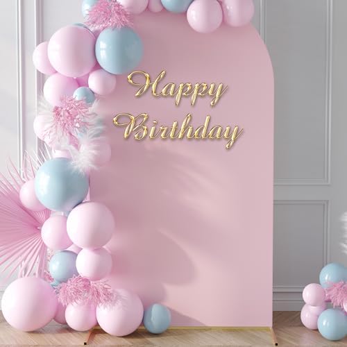 Arch Backdrop Stand and Cover Set, 7.2FT Metal Photo Balloon Arch Backdrop Stand for Wedding Birthday Party Baby, alternate
