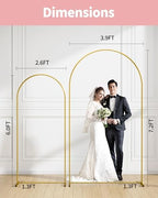 Arch Backdrop Stand Set, Metal, Set of 3, 7.2ft & 6.0ft & 6.0ft, alternate view 2