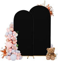 Arch Covers, Black Arch Backdrop Cover Set of 2, Cover Only in 7.2FT+6FT in Black