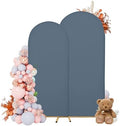 Arch Covers, Dusty Blue Arch Backdrop Cover Set of 2, Cover Only in 7.2FT+6FT in Dusty Blue