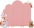 Arch Covers, Light Pink Arch Backdrop Cover Set of 3, Cover Only in 7.2FT+6.6FT+6FT in Light Pink