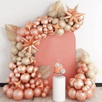 Arch Covers, Light Pink Arch Backdrop Cover Set of 3, Cover Only in 7.2FT+6.6FT+6FT in Light Pink, alternate view 3